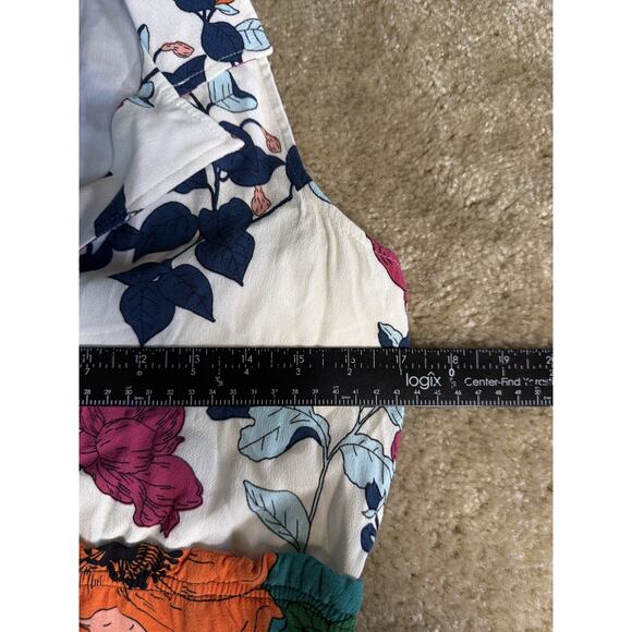 Anthropologie Dinah Collared Halter Tunic Dress Size 0 Floral D674 - Picture 9 of 12